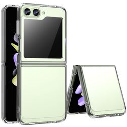 Mobigear Crystal Coque Transparente Samsung Galaxy Z Flip 5 Coque arrière Rigide - Transparent