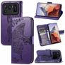 Mobigear Butterfly Xiaomi Mi 11 Ultra Étui Portefeuille - Violet