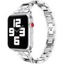 Mobigear Prague Bracelet Acier Apple Watch Fermeture boucle déployante - 42/41/40/38 mm - Argent