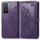 Mobigear Mandala Housse Vivo Y76 Etui Porte-Monnaie - Violet