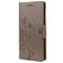 Mobigear Flowers Housse Samsung Galaxy A33 Etui Porte-Monnaie - Gris