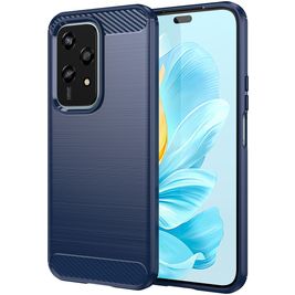 Mobigear Brushed Slim Coque HONOR 200 Lite Coque arrière en TPU Souple - Bleu