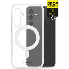 Mobilize Naked Protection Coque Transparente Samsung Galaxy S23 FE MagSafe Coque arrière Rigide Anti-Chocs - Transparent