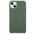Mobigear Rubber Touch Coque iPhone 15 Plus Coque arrière en Silicone - Vert