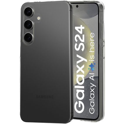 Mobiparts Classic Coque Transparente Samsung Galaxy S24 Coque arrière en TPU Souple - Transparent
