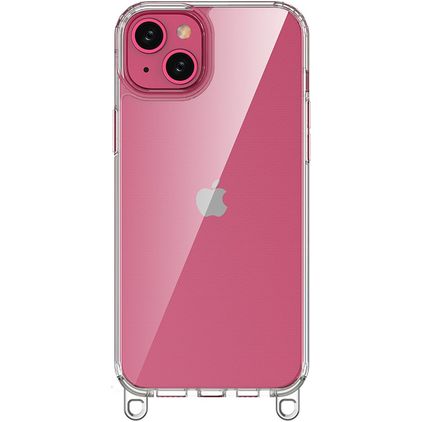 Mobigear Bungy iPhone 15 Plus Plastique rigide Coque arrière - Argent