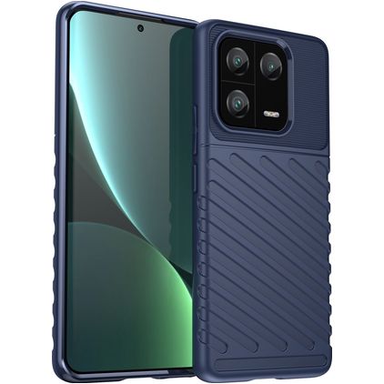 Mobigear Groove Coque Xiaomi 13 Pro Coque arrière en TPU Souple - Bleu