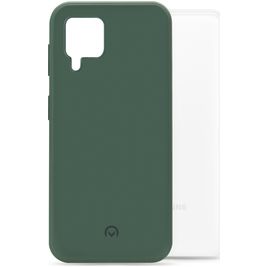 Mobilize Rubber Gelly Coque Samsung Galaxy A22 4G Coque arrière en TPU Souple - Matt Green