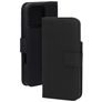 Mobiparts Wallet Housse iPhone 16 Pro MagSafe Etui en Cuir Véritable Porte-Monnaie - Noir