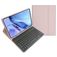 Mobigear Keys Coque iPad Air 4 (2020) Etui Clavier Bluetooth QWERTZ + Porte-crayon - Rose