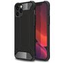 Mobigear Outdoor Coque iPhone 12 Pro Max Coque arrière Rigide Anti-Chocs - Noir