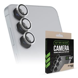 Striker Single Lens Samsung Galaxy S25 Verre trempé Protection Objectif Caméra - Compatible Coque - Noir