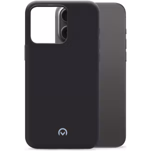 Mobilize Rubber Gelly Coque iPhone 15 Pro Max Coque arrière en TPU Souple - Matt Black