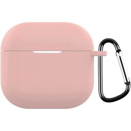 Mobigear Colors Coque Apple AirPods 4 Coque en Silicone Souple - Rose Mobigear Colors Coque Apple AirPods 4 Coque en Silicone Souple - Rose
