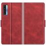 Mobigear Slim Magnet Housse TCL 20S Etui Porte-Monnaie - Rouge