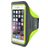 Mobiparts Comfort Fit Brassard Téléphone iPhone 8 Brassard Coque de Sport en Neoprène - Neon Green