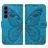 Mobigear Butterfly Housse Samsung Galaxy S26 FE Etui Porte-Monnaie - Bleu