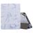 Mobigear Tri-Fold Marble Coque iPad 6 (2018) Etui + Porte-crayon - Violet