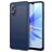 Mobigear Brushed Slim Coque OPPO A17 Coque arrière en TPU Souple - Bleu