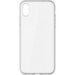 Mobigear Ultra Thin Coque Transparente iPhone XS Coque arrière en TPU Souple Extra-fin - Transparent