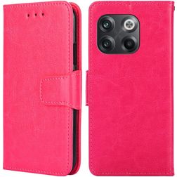 Mobigear Wallet Housse OnePlus 10T Etui Porte-Monnaie - Magenta