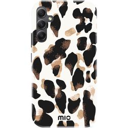 MIO Samsung Galaxy A34 MagSafe Plastique rigide Coque arrière - Leopard