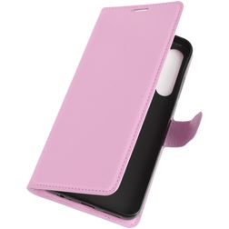 Mobigear Classic Housse HTC Desire 20 Pro Etui Porte-Monnaie - Rose