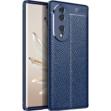 Mobigear Luxury Coque HONOR 70 Coque arrière en TPU Souple - Bleu
