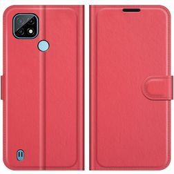 Mobigear Classic Housse Realme C21 Etui Porte-Monnaie - Rouge
