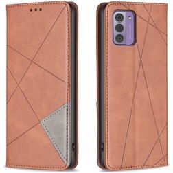 Mobigear Rhombus Slim Housse Nokia G42 Etui - Marron