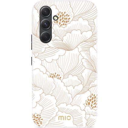 MIO Samsung Galaxy A54 MagSafe Plastique rigide Coque arrière - White Roses