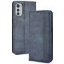Mobigear Sensation Housse Motorola Moto E32 Etui Porte-Monnaie - Bleu