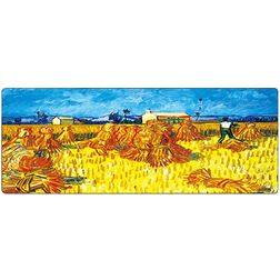 Mobigear Anti-Slip - Tapis de souris - 40 x 90 CM - Wheat stacks in Provence