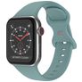 Mobigear Sport Dual Bracelet Silicone Apple Watch Fermeture à clou et passant - 49/46/45/44 mm - Vert pastel