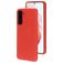 Mobiparts Coque Samsung Galaxy S21 Coque arrière en Silicone - Scarlet Red