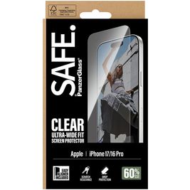 SAFE by PanzerGlass Ultra-Wide-Fit iPhone 17 Verre trempé Protection d'écran - Compatible Coque