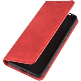 Mobigear Retro Slim Housse POCO F2 Pro Etui Porte-Monnaie - Rouge