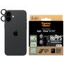 PanzerGlass Hoops iPhone 16 Verre trempé Protection Objectif Caméra - Compatible Coque - Noir