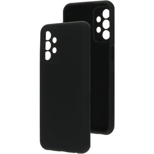 Mobiparts Coque Samsung Galaxy A23 Coque arrière en Silicone - Noir