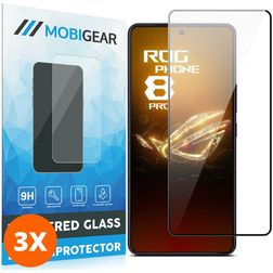 Mobigear Premium ASUS ROG Phone 8 Pro Verre trempé Protection d'écran - Compatible Coque (Lot de 3)