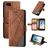 Mobigear Rhombus Housse iPhone 7 Etui Porte-Monnaie - Marron