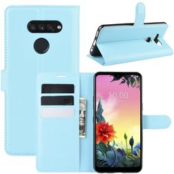 Mobigear Classic Housse LG K50s Etui Porte-Monnaie - Bleu