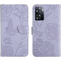 Mobigear Butterfly Housse Realme Narzo 50 5G Etui Porte-Monnaie - Violet
