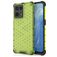Mobigear Honeycomb Coque OPPO Reno 7 4G Coque arrière Rigide Anti-Chocs - Vert