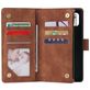 Mobigear Zipper Housse Samsung Galaxy Note 10 Lite Etui Porte-Monnaie - Marron