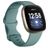 Mobigear Sport Dual Bracelet Silicone Fitbit Versa 3 Fermeture à clou et passant - Turquoise
