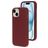 Mobiparts Coque iPhone 15 Coque arrière en Silicone - Plum Red