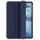 Decoded Textured Slim Coque iPad Air 13 Pouces (2024) Etui en Silicone Souple - Navy Peony
