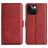 Mobigear Slim Magnet Housse iPhone 15 Etui Porte-Monnaie - Rouge