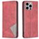 Mobigear Rhombus Slim Housse iPhone 15 Pro Max Etui - Rouge
